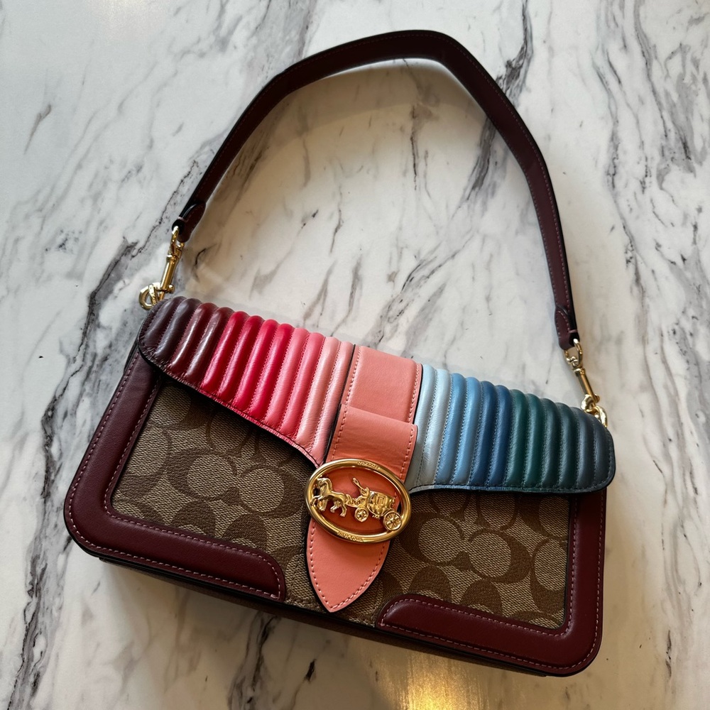 COACH Multicolor Shoulder Bag ❤️🩷🩵